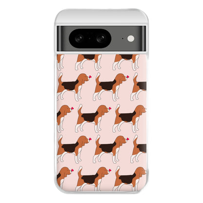 Love Beagle - Dog Pattern Phone Case for Google Pixel 8