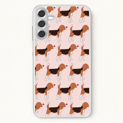 Love Beagle - Dog Pattern Phone Case for Galaxy A57