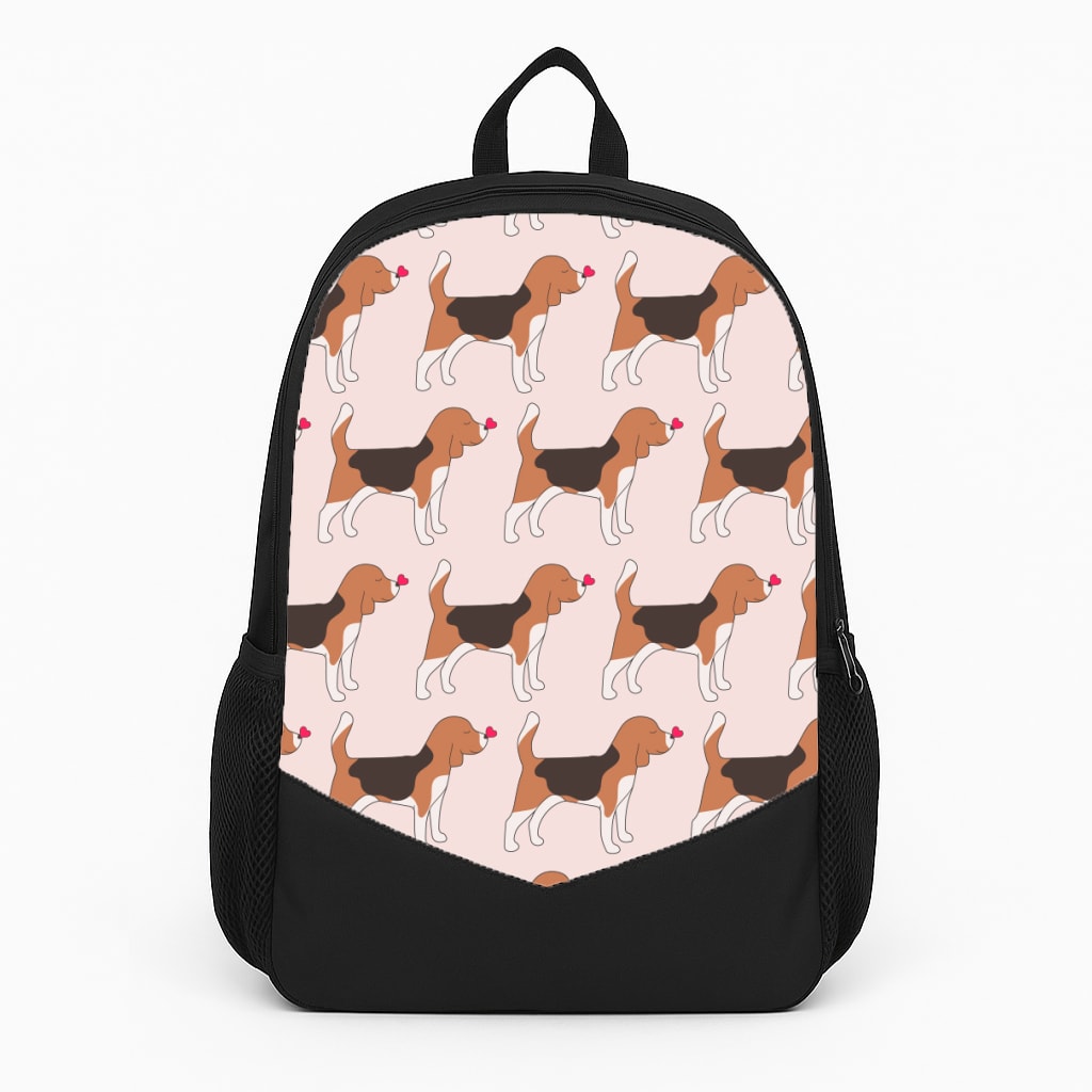 Love Beagle - Dog Pattern Backpack