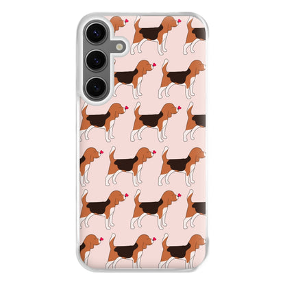 Love Beagle - Dog Pattern Phone Case for Galaxy S24FE