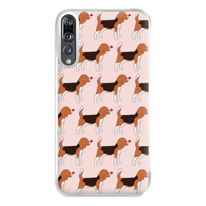 Love Beagle - Dog Pattern Phone Case for Huawei P20 Pro