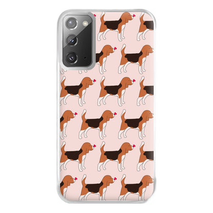 Love Beagle - Dog Pattern Phone Case for Galaxy Note 20 Ultra