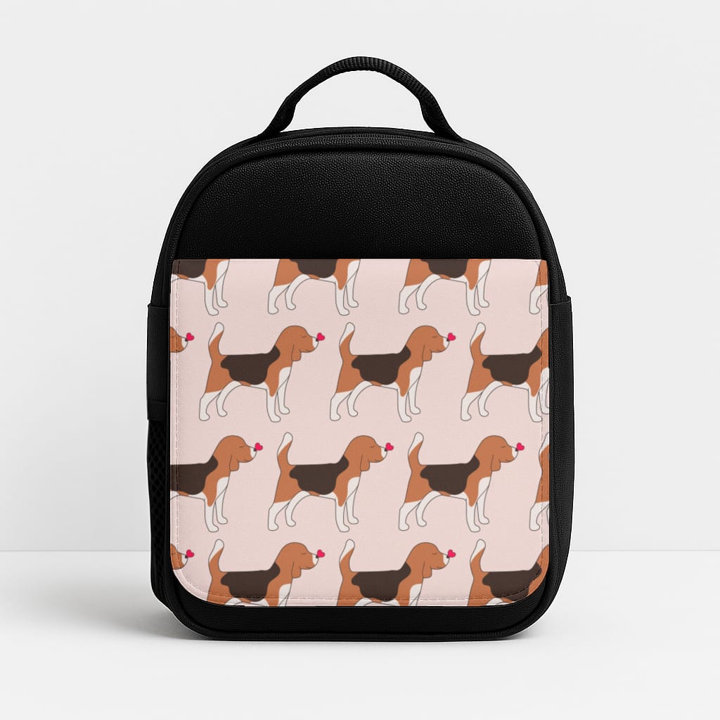 Love Beagle - Dog Pattern Lunchbox