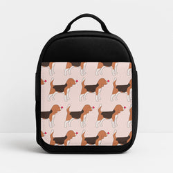 Love Beagle - Dog Pattern Insulated Lunchbox