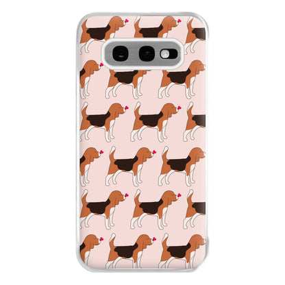 Love Beagle - Dog Pattern Phone Case for Galaxy S10e