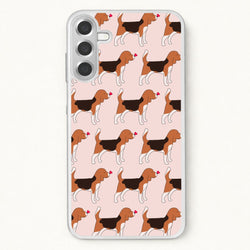 Love Beagle - Dog Pattern Phone Case for Galaxy A37