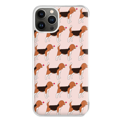 Love Beagle - Dog Pattern Phone Case for iPhone 13