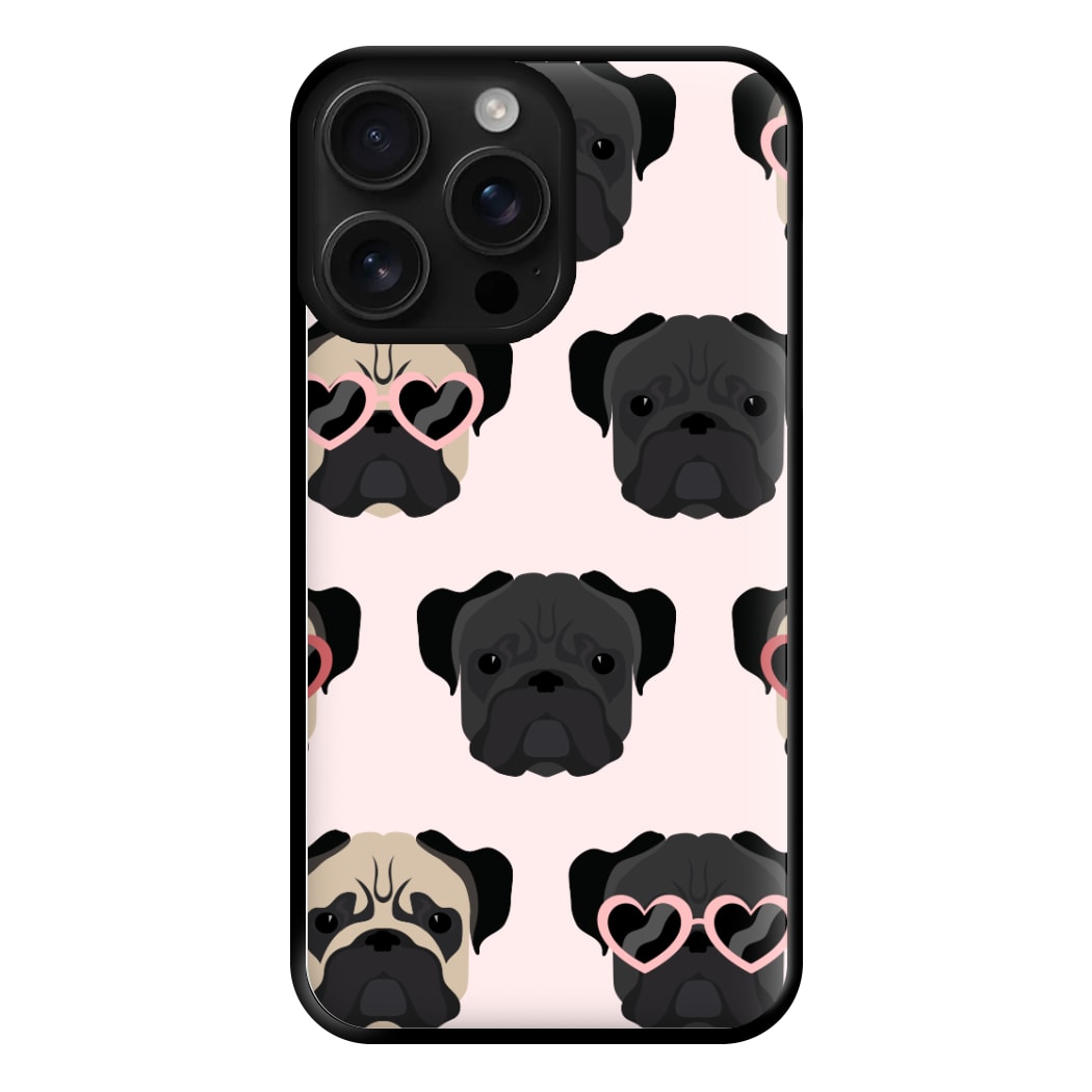 Sunny Pug Life - Dog Pattern Phone Case