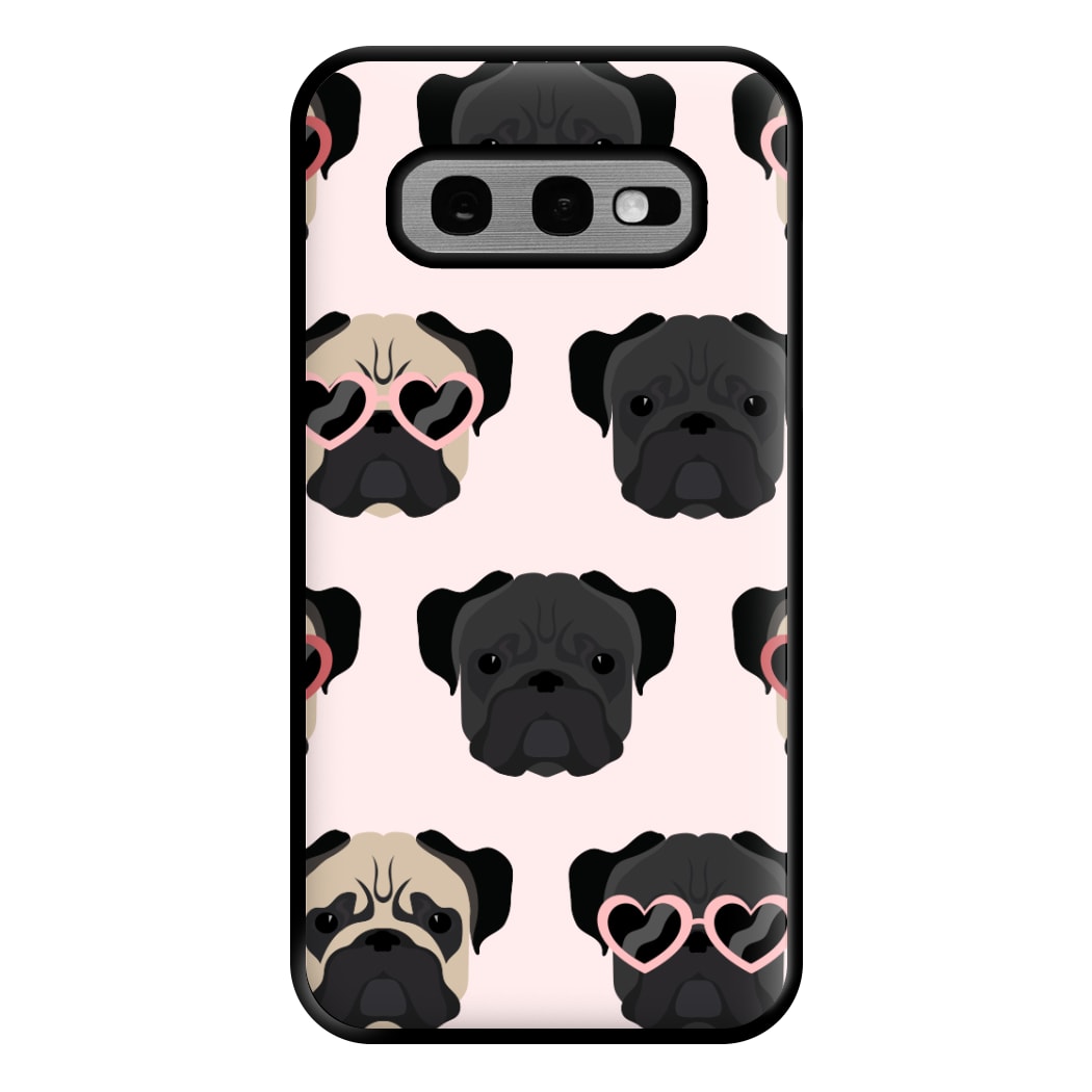 Sunny Pug Life - Dog Pattern Phone Case for Galaxy S10e