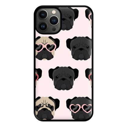 Sunny Pug Life - Dog Pattern Phone Case for iPhone 13