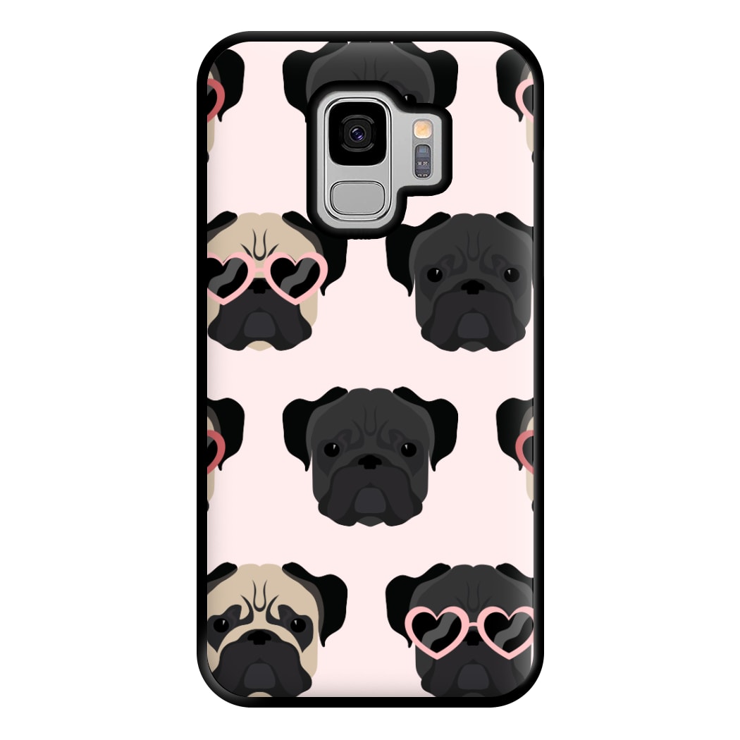 Sunny Pug Life - Dog Pattern Phone Case for Galaxy S9 Plus