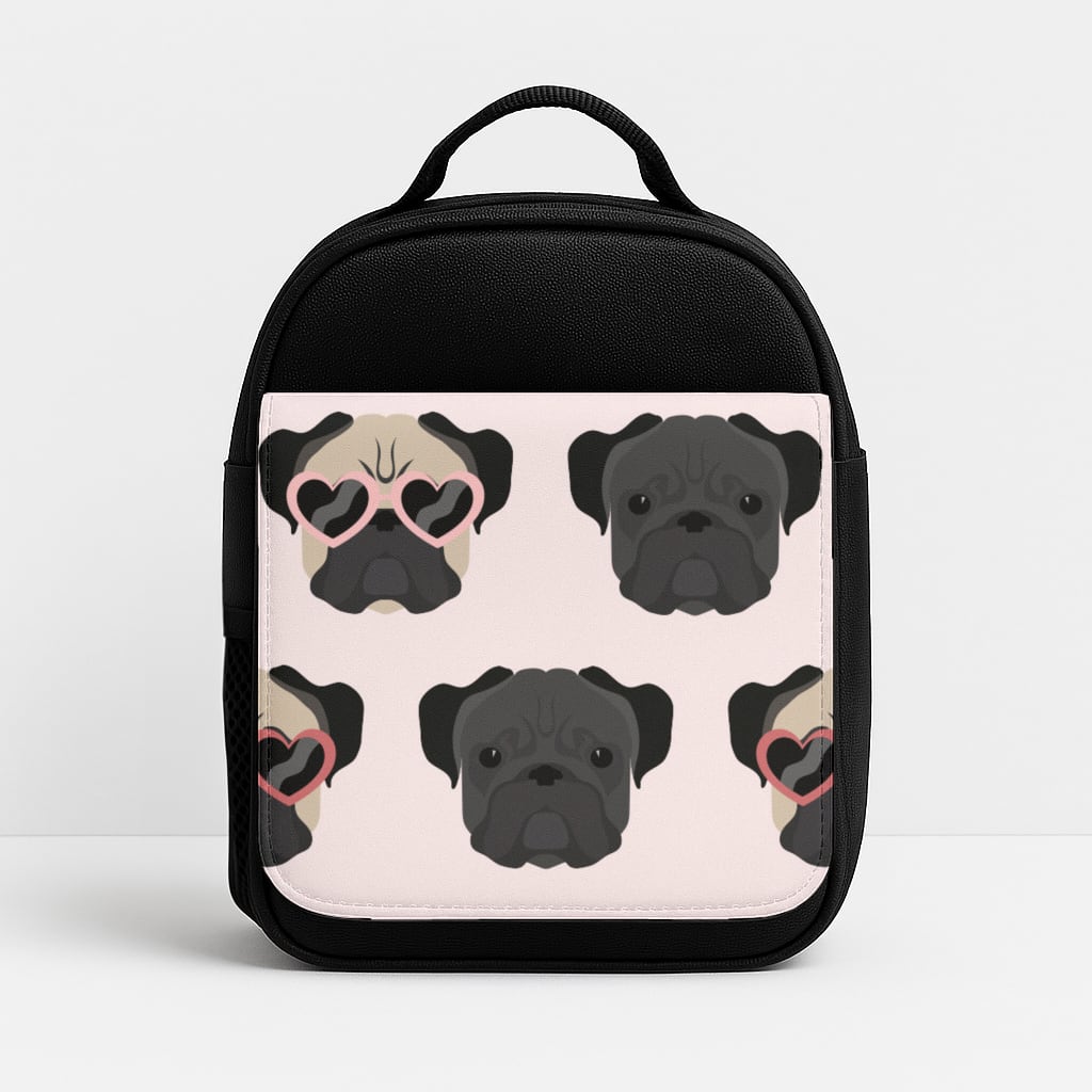 Sunny Pug Life - Dog Pattern Insulated Lunchbox
