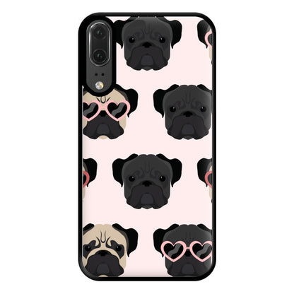 Sunny Pug Life - Dog Pattern Phone Case for Huawei P20