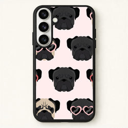 Sunny Pug Life - Dog Pattern Phone Case for Galaxy S26