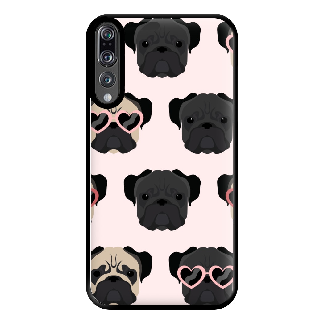 Sunny Pug Life - Dog Pattern Phone Case for Huawei P20 Pro