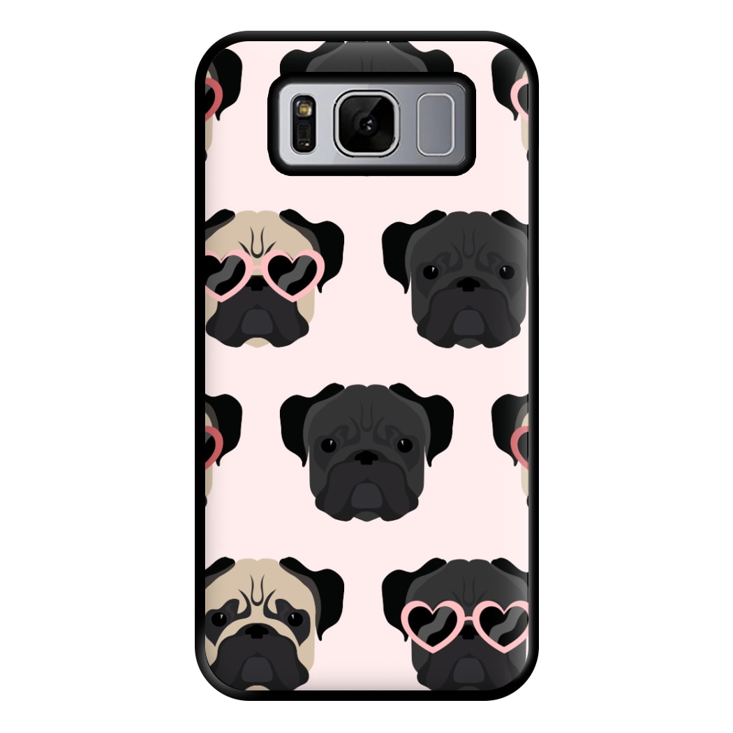 Sunny Pug Life - Dog Pattern Phone Case for Galaxy S8 Plus