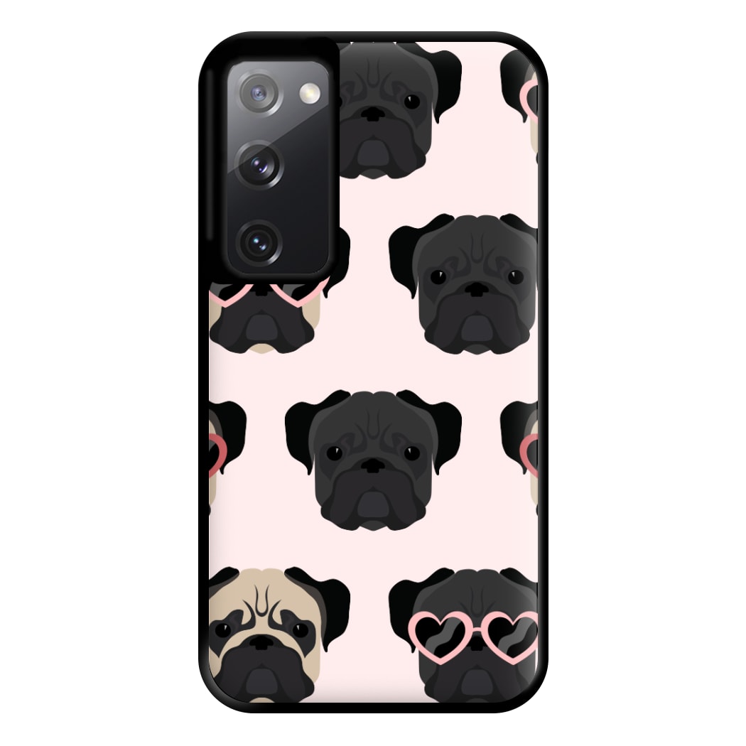 Sunny Pug Life - Dog Pattern Phone Case for Galaxy S20FE