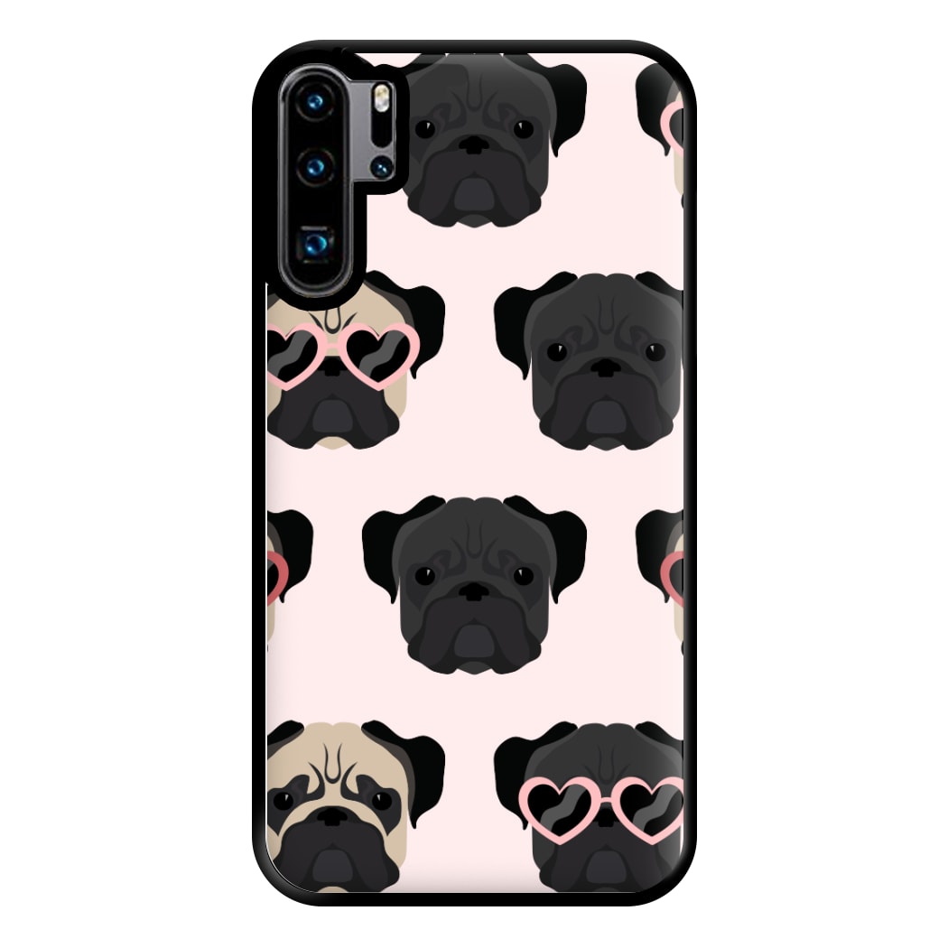 Sunny Pug Life - Dog Pattern Phone Case for Huawei P30 Pro