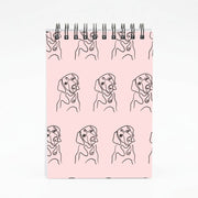 Labrador Outline - Dog Pattern Notebook 4