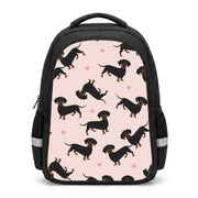 Heart Dachshund - Dog Pattern Backpack 1