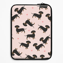 Heart Dachshund - Dog Pattern Universal Laptop Sleeve