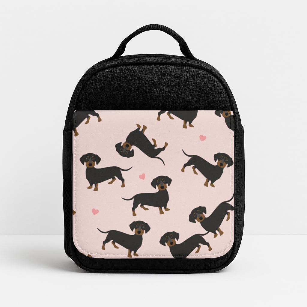 Heart Dachshund - Dog Pattern Insulated Lunchbox