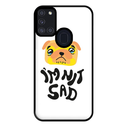 Im nit sad - Dog Patterns Phone Case for Galaxy A21s