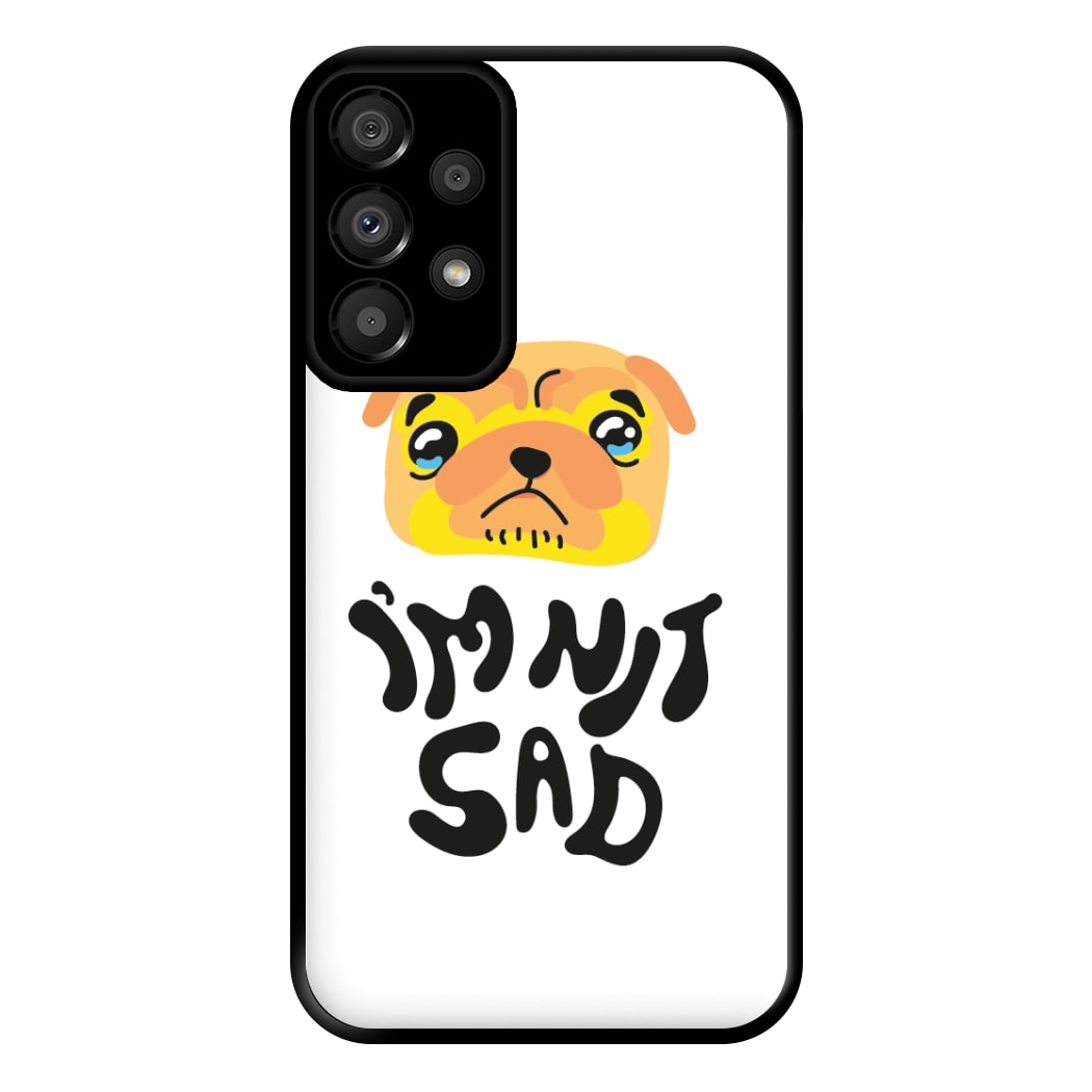 Im nit sad - Dog Patterns Phone Case for Galaxy A33