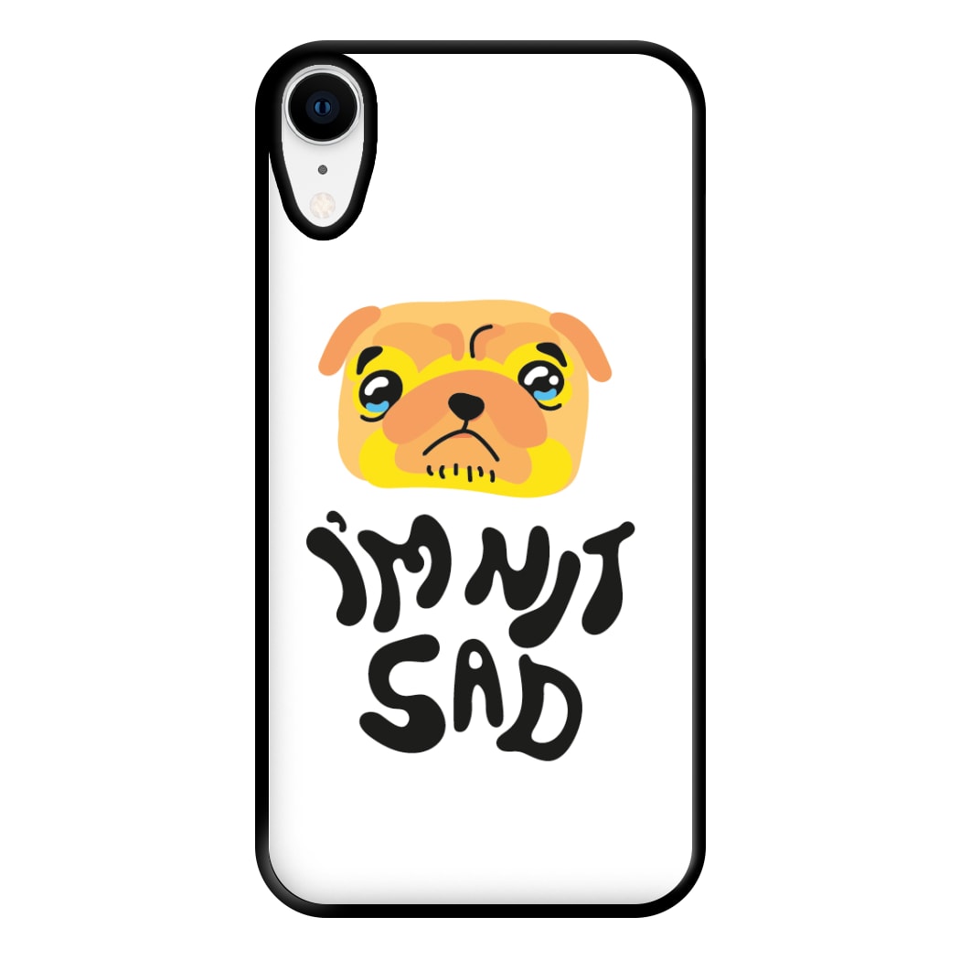 Im nit sad - Dog Patterns Phone Case for iPhone XR