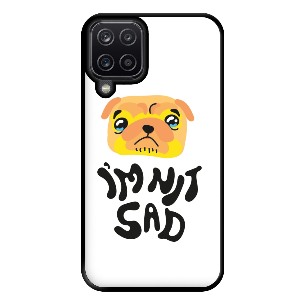 Im nit sad - Dog Patterns Phone Case for Galaxy A12