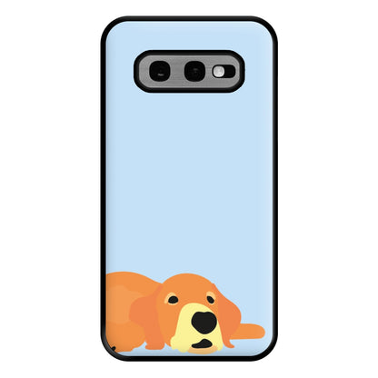 Laying and chilling - Dog Patterns Phone Case for Galaxy S10e