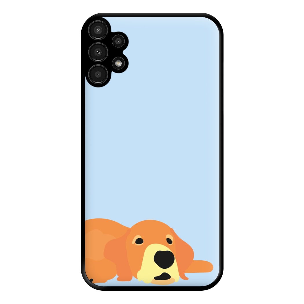 Laying and chilling - Dog Patterns Phone Case for Galaxy A13