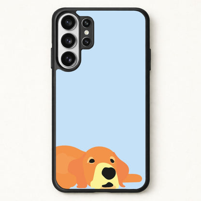 Laying and chilling - Dog Patterns Phone Case for Galaxy S26 Ultra