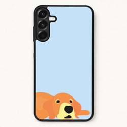 Laying and chilling - Dog Patterns Phone Case for Galaxy A57