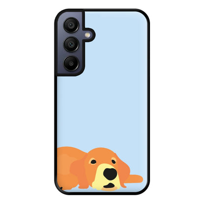 Laying and chilling - Dog Patterns Phone Case for Galaxy A15