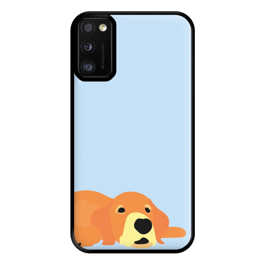 Laying and chilling - Dog Patterns Phone Case for Galaxy A41