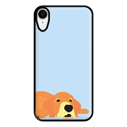 Laying and chilling - Dog Patterns Phone Case for iPhone XR