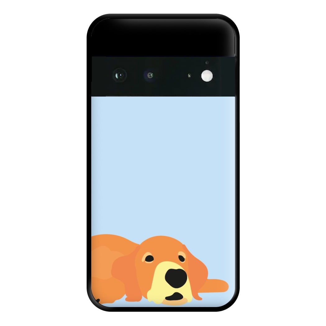 Laying and chilling - Dog Patterns Phone Case for Google Pixel 6a