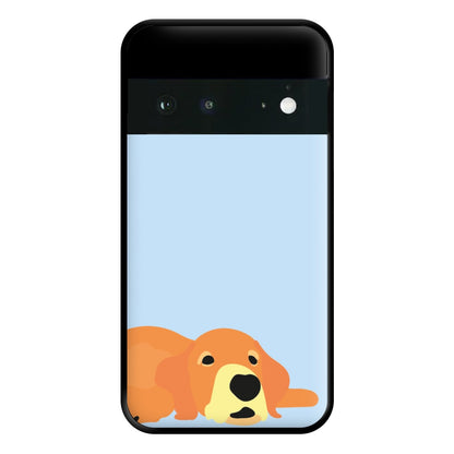 Laying and chilling - Dog Patterns Phone Case for Google Pixel 6a