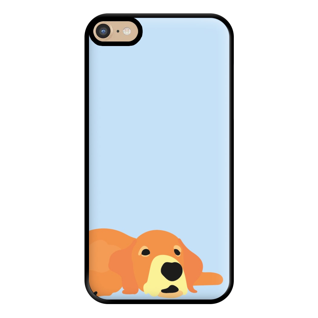 Laying and chilling - Dog Patterns Phone Case for iPhone 6 Plus / 7 Plus / 8 Plus