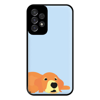 Laying and chilling - Dog Patterns Phone Case for Galaxy A53