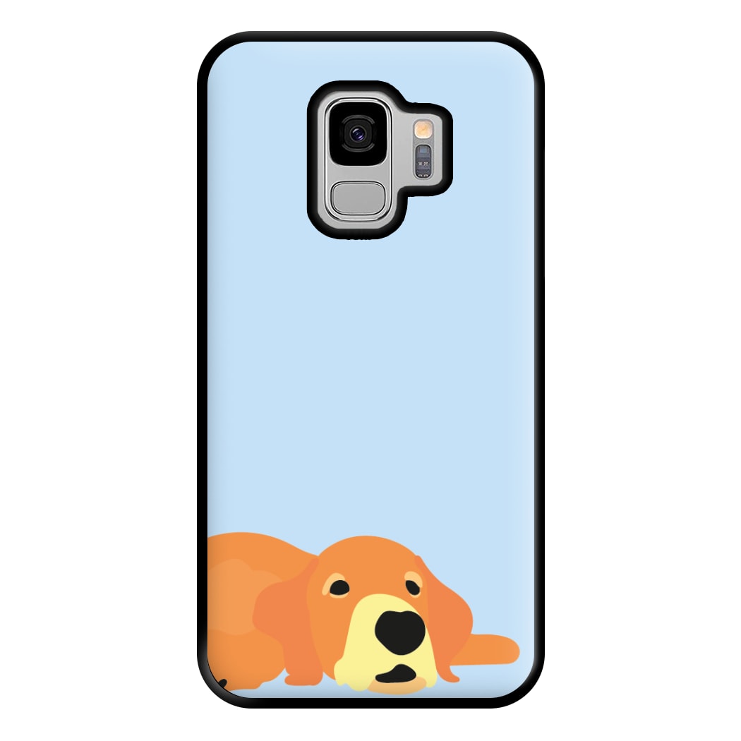 Laying and chilling - Dog Patterns Phone Case for Galaxy S9 Plus