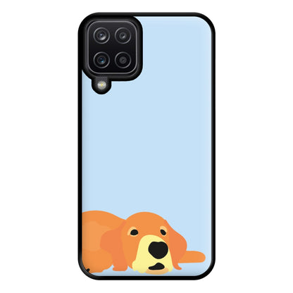 Laying and chilling - Dog Patterns Phone Case for Galaxy A12