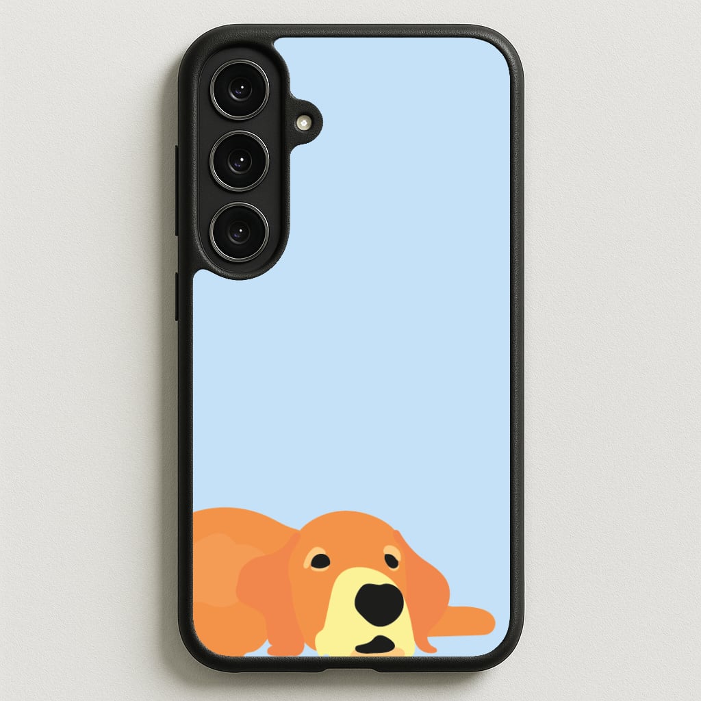 Laying and chilling - Dog Patterns Phone Case for Galaxy S25FE