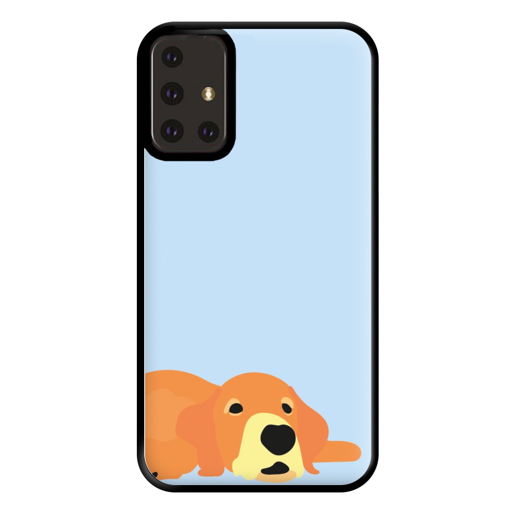 Laying and chilling - Dog Patterns Phone Case for Galaxy A71