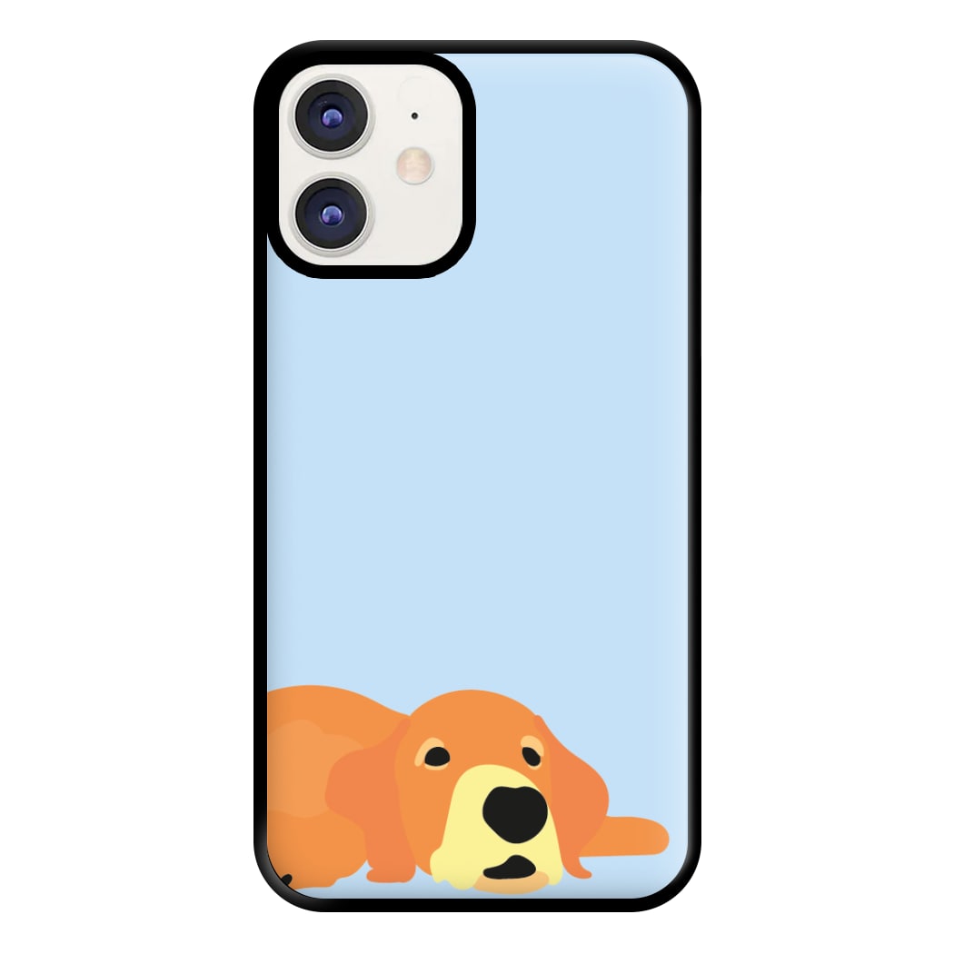 Laying and chilling - Dog Patterns Phone Case for iPhone 12 / 12 Pro