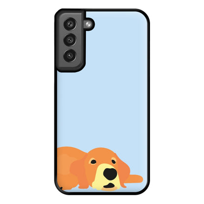 Laying and chilling - Dog Patterns Phone Case for Galaxy S21FE