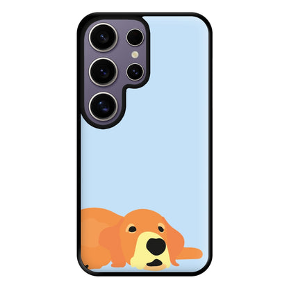 Laying and chilling - Dog Patterns Phone Case for Galaxy S25 Ultra