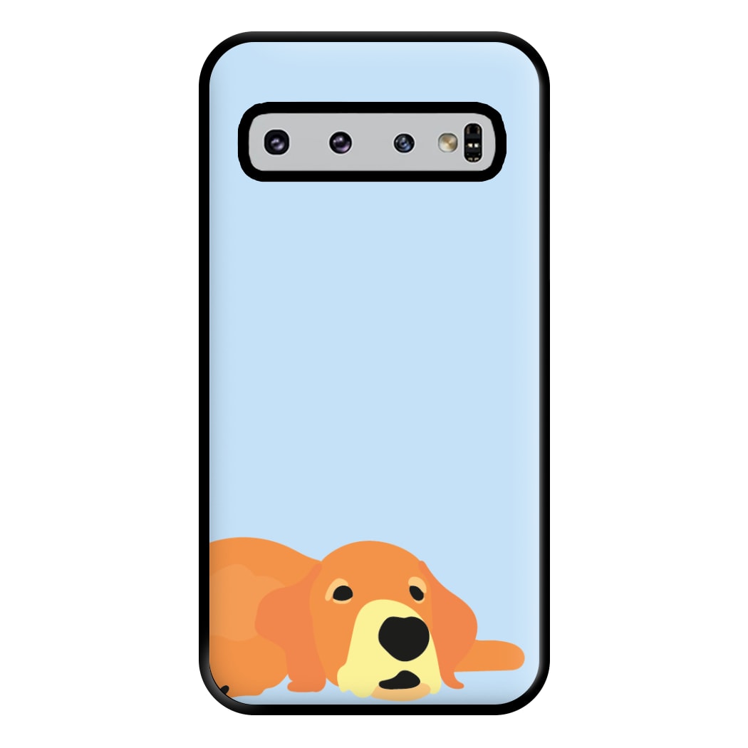 Laying and chilling - Dog Patterns Phone Case for Galaxy S10 Plus