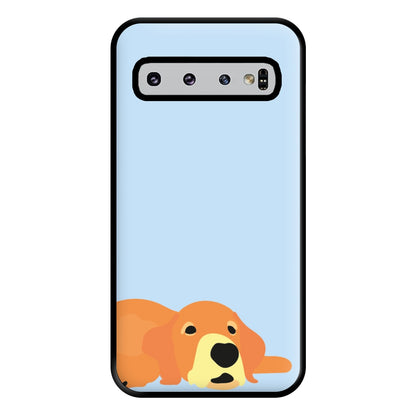 Laying and chilling - Dog Patterns Phone Case for Galaxy S10 Plus